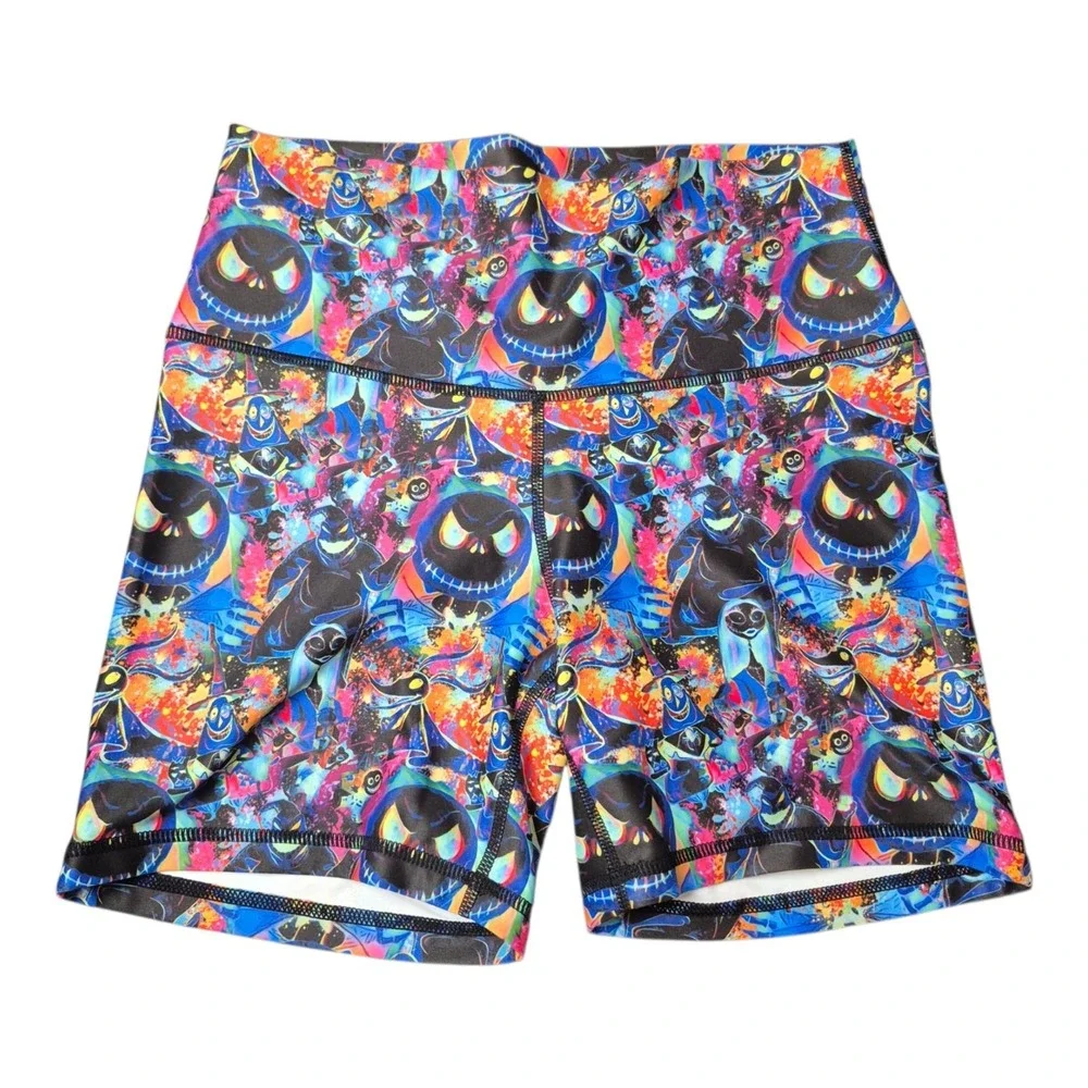 Peachy Athletic Women's Small Nightmare Before Christmas Halycon Shorts NWT